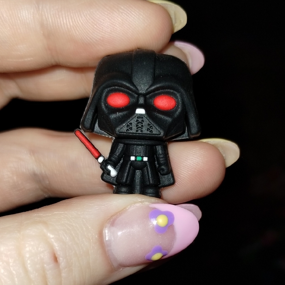 Homemade Darth Vader Inspired Croc Charm